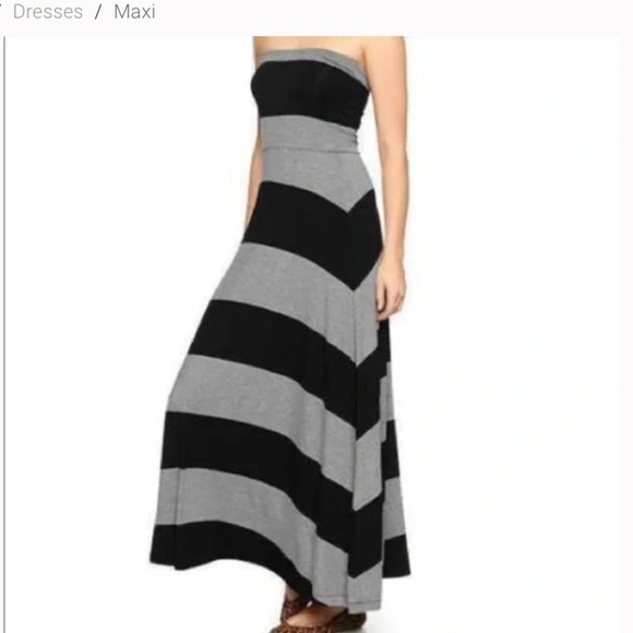 Gap Convertible Striped Maxi Dress - Picture 2 of 6